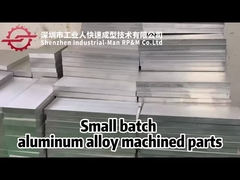 Peças usinadas em pequenos lotes de liga de alumínio